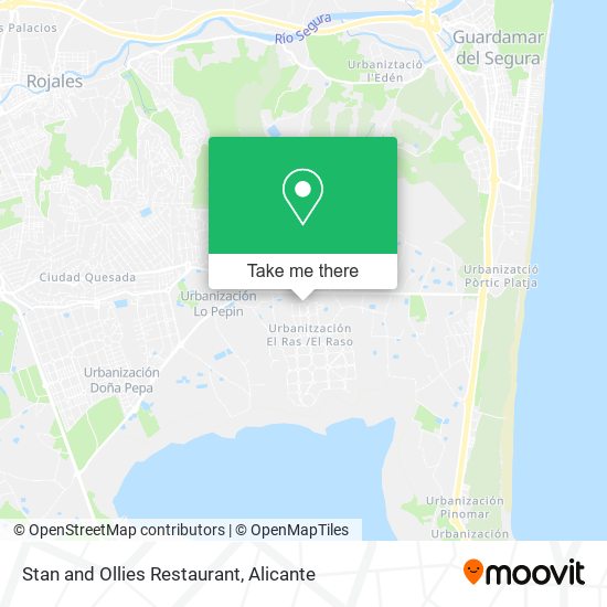 Stan and Ollies Restaurant map