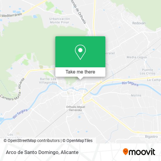 Arco de Santo Domingo map