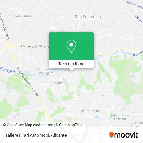 Talleres Tari Automoci map