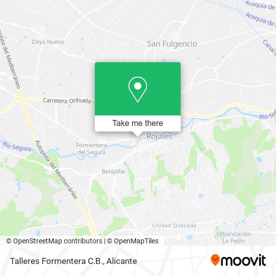 Talleres Formentera C.B. map