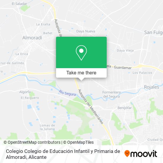 Colegio Colegio de Educación Infantil y Primaria de Almoradi map