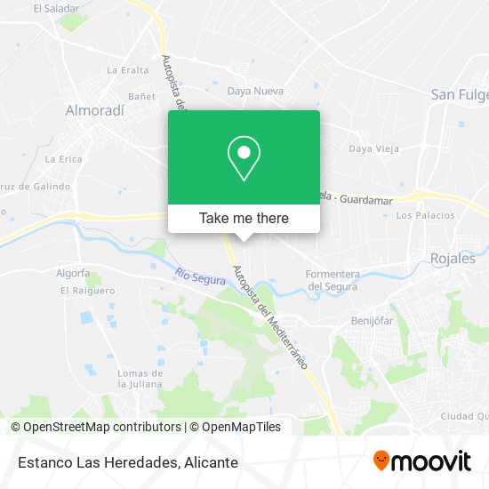 Estanco Las Heredades map