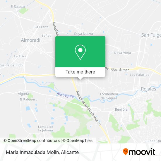 María Inmaculada Molin map