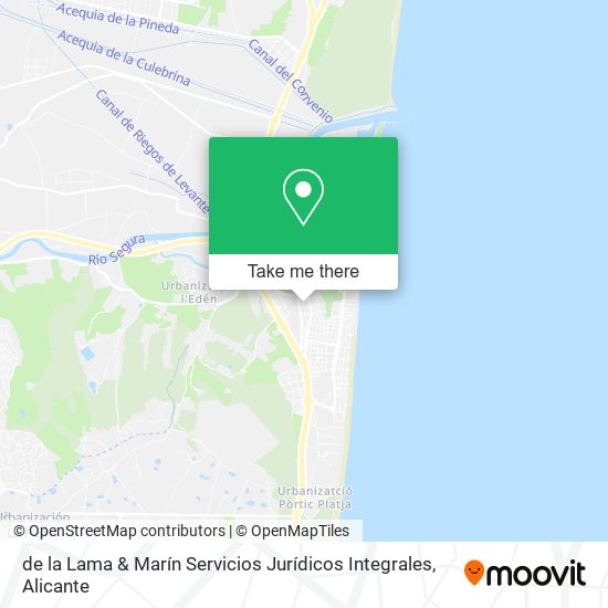 de la Lama & Marín Servicios Jurídicos Integrales map