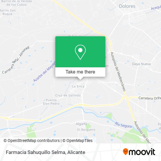 Farmacia Sahuquillo Selma map