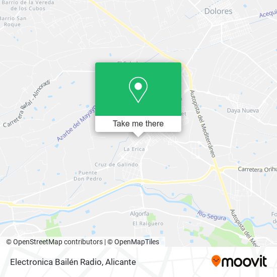 Electronica Bailén Radio map