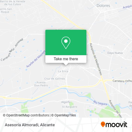 Asesoría Almoradi map