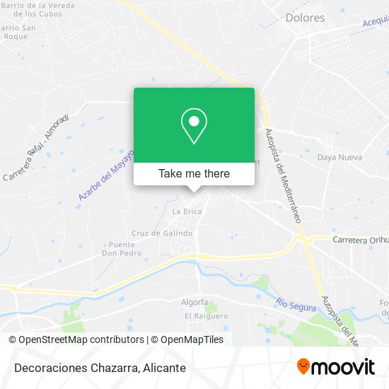 Decoraciones Chazarra map