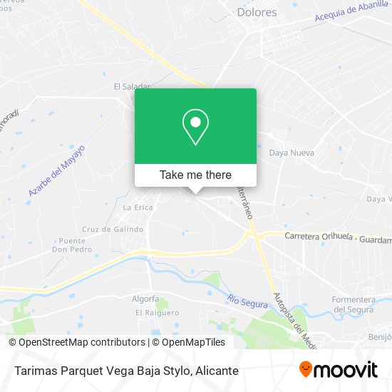 Tarimas Parquet Vega Baja Stylo map