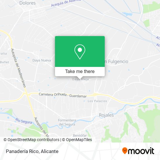 Panadería Rico map