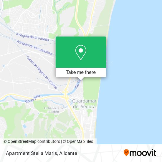 Apartment Stella Maris map