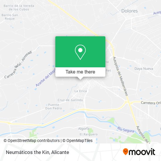 Neumáticos the Kin map