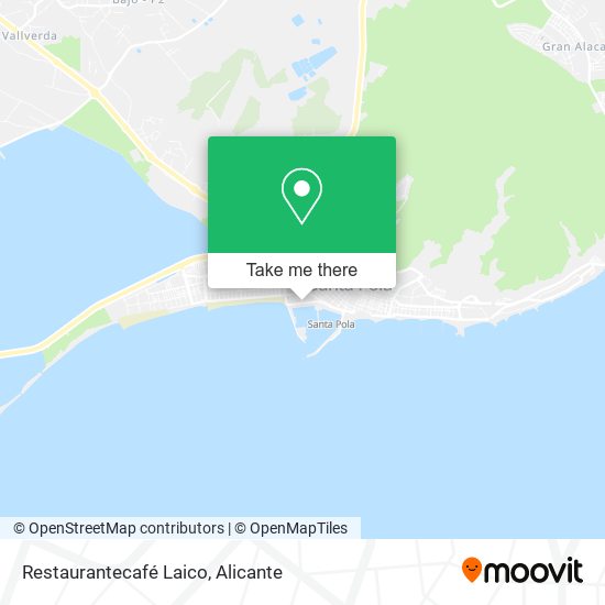 Restaurantecafé Laico map