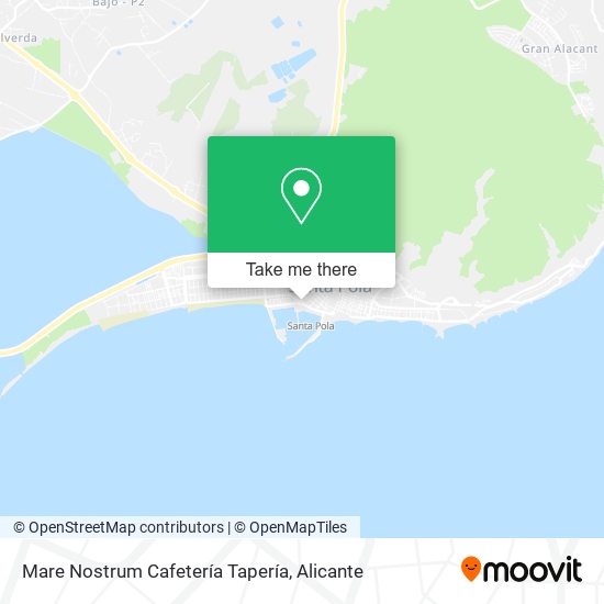 Mare Nostrum Cafetería Tapería map