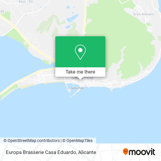 Europa Brasserie Casa Eduardo map