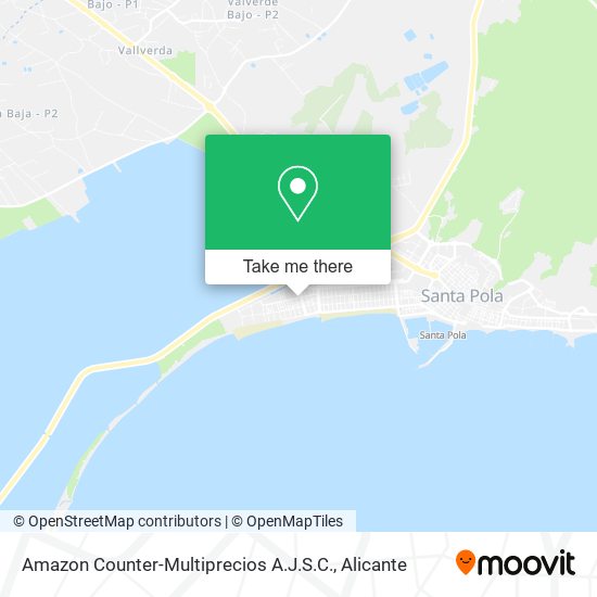 Amazon Counter-Multiprecios A.J.S.C. map