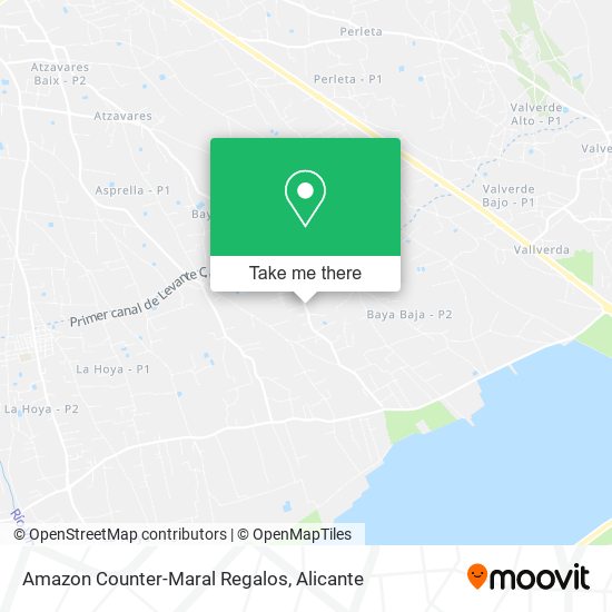 Amazon Counter-Maral Regalos map