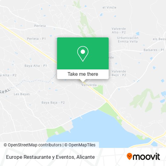 Europe Restaurante y Eventos map