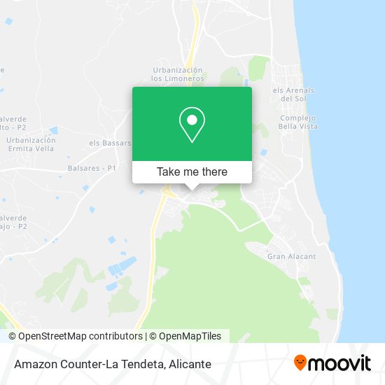 mapa Amazon Counter-La Tendeta