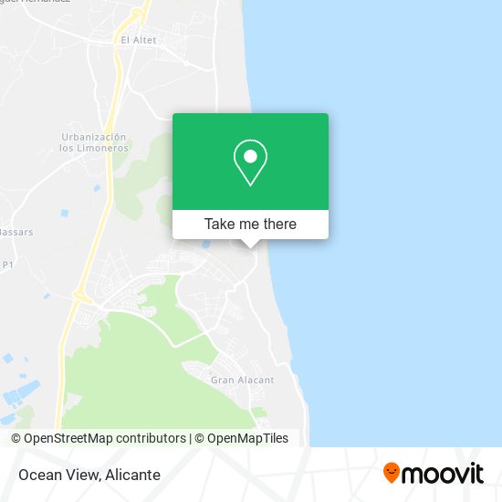 Ocean View map