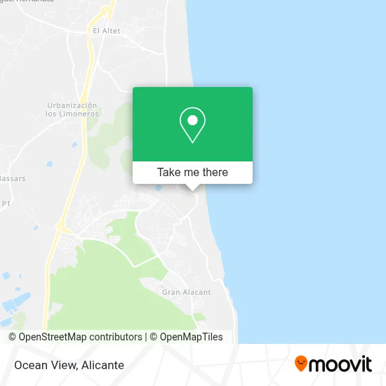 Ocean View map
