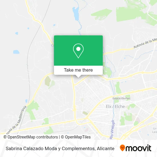 Sabrina Calazado Moda y Complementos map