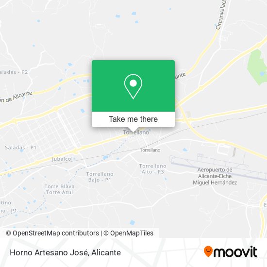 Horno Artesano José map
