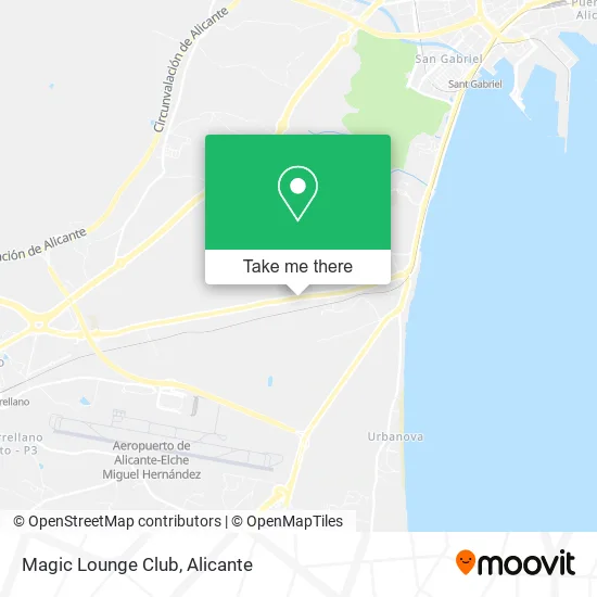 Magic Lounge Club map