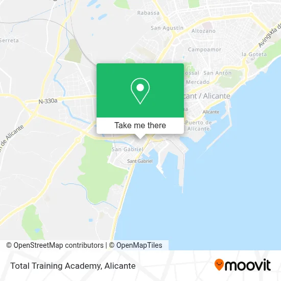 Total Training Academy map