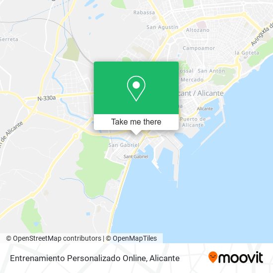 Entrenamiento Personalizado Online map