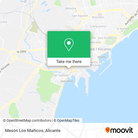 Mesón Los Mañicos map