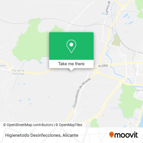 Higienetodo Desinfecciones map