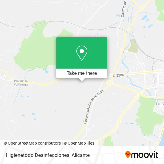 Higienetodo Desinfecciones map