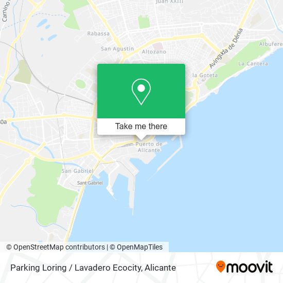 Parking Loring / Lavadero Ecocity map