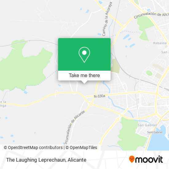 The Laughing Leprechaun map