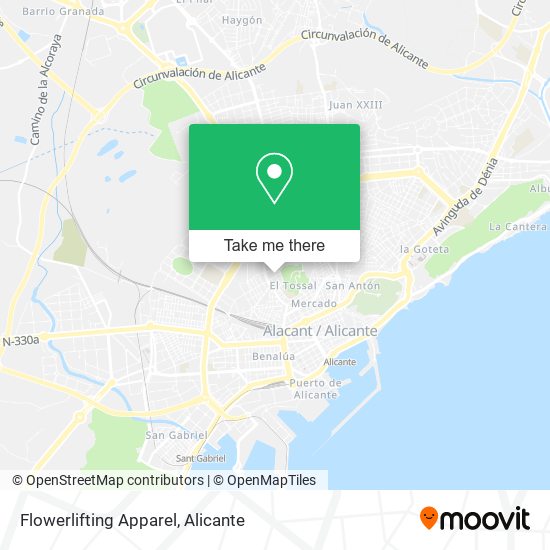 Flowerlifting Apparel map