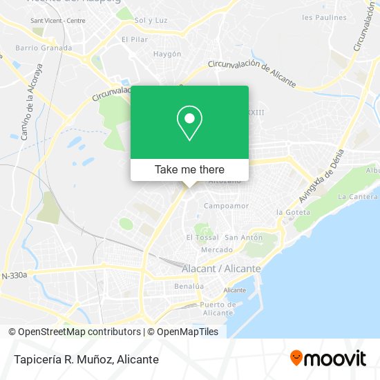 Tapicería R. Muñoz map