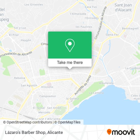 Lázaro's Barber Shop map
