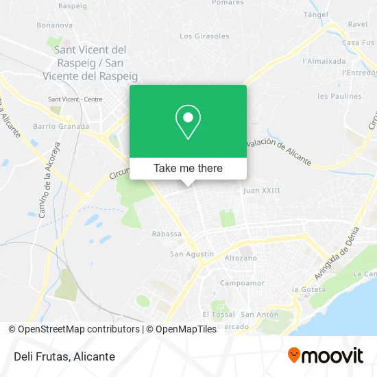 mapa Deli Frutas