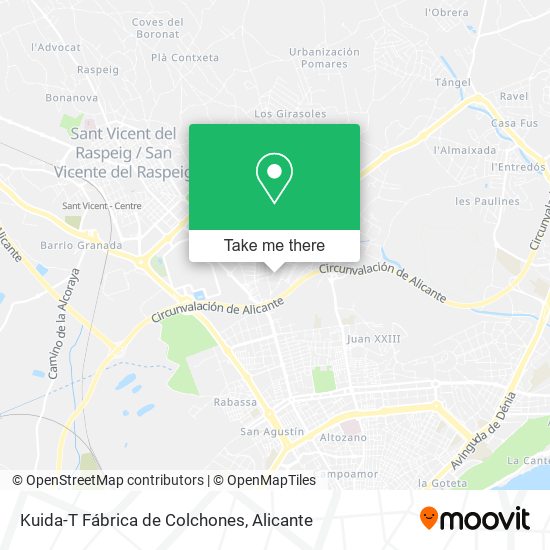 Kuida-T Fábrica de Colchones map