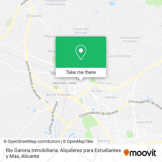 Rio Garona Inmobiliaria. Alquileres para Estudiantes y Más map