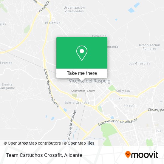 Team Cartuchos Crossfit map