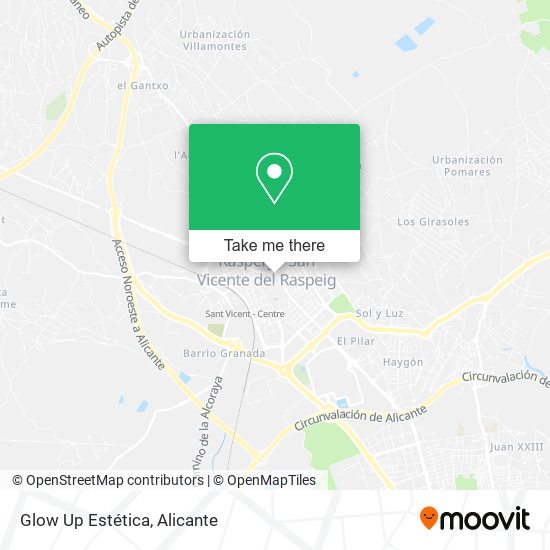 Glow Up Estética map