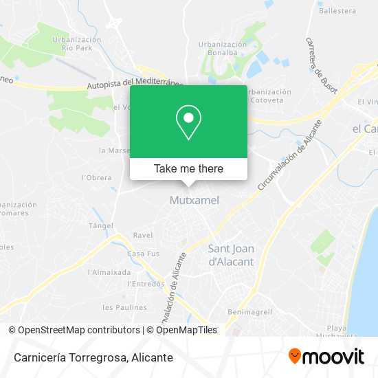 Carnicería Torregrosa map