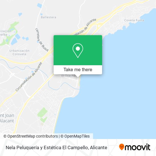 Nela Peluquería y Estética El Campello map
