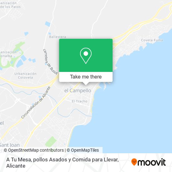 A Tu Mesa, pollos Asados y Comida para Llevar map