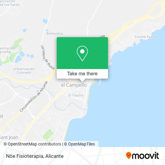 Nöe Fisioterapia map