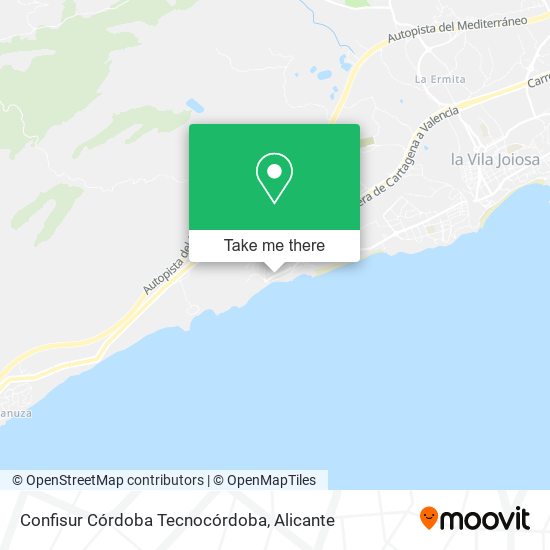 Confisur Córdoba Tecnocórdoba map