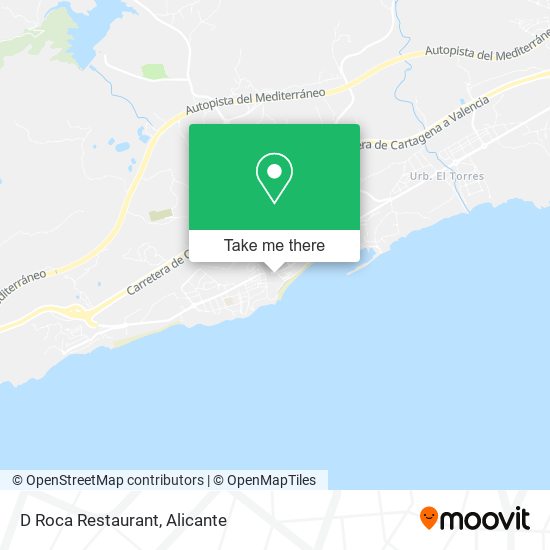 D Roca Restaurant map