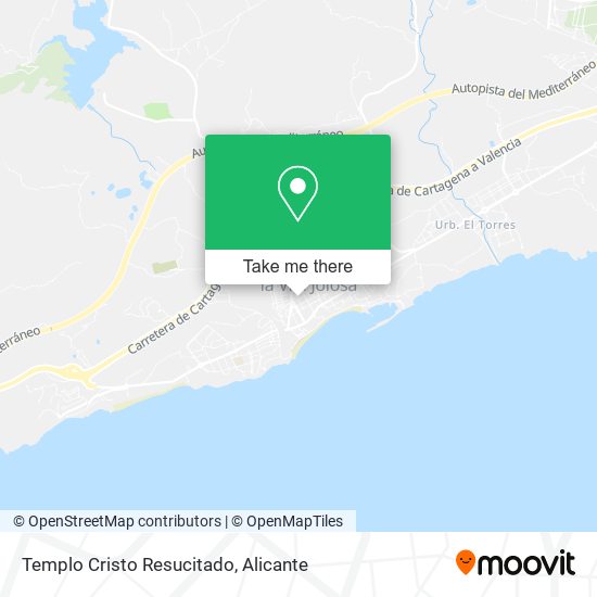 Templo Cristo Resucitado map